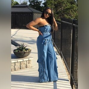 Denim 2piece Outfit
